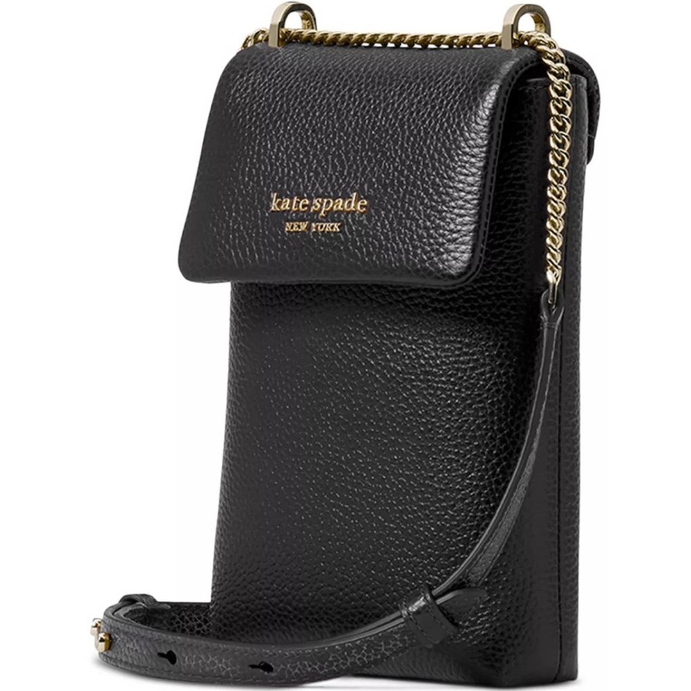 kate spade new york Roulette Mini Pebbled Leather Phone Crossbody